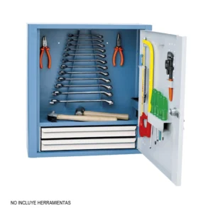 Armario c/panel p/herram.c/2cajónes600x560x230mm»MARCON»AR-2. CODIGO DE PRODUCTO: 40331302