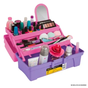Caja cosmetic.band.pleg(ros/viol)(36x18x18)»PRETUL»CCO-14RP. CODIGO DE PRODUCTO: 40332602