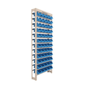 Estanteria ac.60x150x18,5cm p/gavetas60u inc»PRESTO»KIT-60/3. CODIGO DE PRODUCTO: 40332820