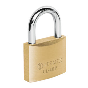 Candado bronce 40mm(blis x1un)»HERMEX-BASIC»CL-40P x bli. CODIGO DE PRODUCTO: 40350297