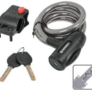 Candado de cable con llave 100cm (D:10mm) «HERMEX» CB-10. CODIGO DE PRODUCTO: 40352248