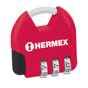 Candado combinación p/valija 36mm,Blister «HERMEX» CMA-4C. CODIGO DE PRODUCTO: 40352301