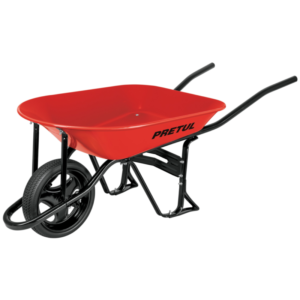 Carre.plana 65lt,Cha.Roja M.3pzas rueda impo»PRETUL»CAP-40FB. CODIGO DE PRODUCTO: 40355005