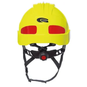 Casco trab.altura, amarillo flúo c/reflectivo»CLIMAX» CURRO. CODIGO DE PRODUCTO: 40359101