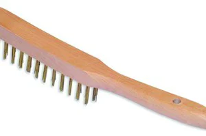Cepillo acero, base madera c/mango,3 hileras «FECIN»S325CI. CODIGO DE PRODUCTO: 40386010