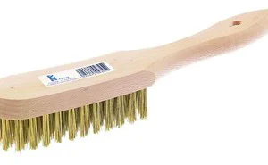 Cepillo acero, base madera c/mango,4 hileras «FECIN»S430CI. CODIGO DE PRODUCTO: 40386020