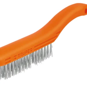 Cepillo acero inox.base PP c/mango,4 hileras «TRUPER»CEA-54I. CODIGO DE PRODUCTO: 40386130