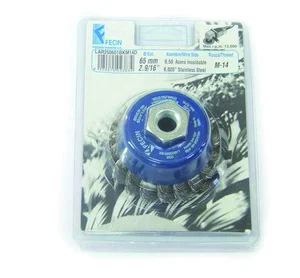 Copa,R:14mm,D:65,S:25 Trenzado Ac.Inox.»FECIN»LAR250601BK. CODIGO DE PRODUCTO: 40388035
