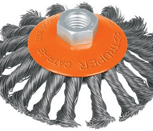 Copa chata,Rosca 14mm,D:100, Trenzado «TRUPER» CATR-4EM. CODIGO DE PRODUCTO: 40388037