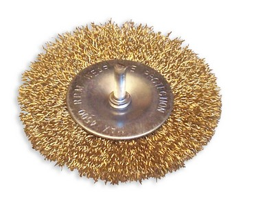 Cepillo Circular con espiga D:100mm-blister «ZKY». CODIGO DE PRODUCTO: 40389006