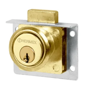 Cerr.p/mueb,acción vertical,Mod.24,Bronce «HERMEX» CM-24L. CODIGO DE PRODUCTO: 40400081