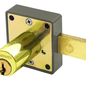 Cerrad.p/mueble Bron.Long.cilindro 36mm Bli»HERMEX» CM-25L. CODIGO DE PRODUCTO: 40400089