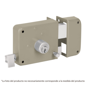 Cerradura sobrep.p/puertas der(has40mm)»HERMEX-BASIC»CS-75DP. CODIGO DE PRODUCTO: 40409006