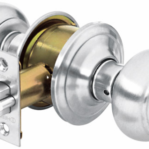 Cerradura pomo OVAL cromad. sistema llave «HERMEX»CEPO-32E. CODIGO DE PRODUCTO: 40410435