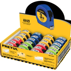 Cint mét.3 color(caja.24Un)3mtx1/2″»PRETUL»PRO-3MEC(cm/pulg). CODIGO DE PRODUCTO: 40432508
