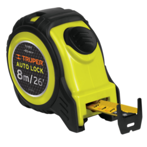 Cint mét prof c/impac,impre.dob 8mx1″ «TRUPER»FA-8M(cm/pulg). CODIGO DE PRODUCTO: 40432566