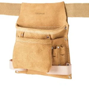 Porta-herram,carnaza,10 compartim,c/cinturón»TRUPER»POHE-10C. CODIGO DE PRODUCTO: 40450414