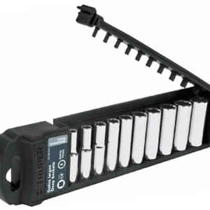 Jgo.10 dados largos(de 3/16a9/16″)1/4″ «TRUPER» JD-1/4x10LP. CODIGO DE PRODUCTO: 40539003