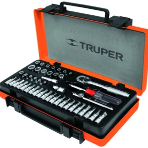 Jgo.45pz.41 dados+acc(5/32.9/16″)1/4″C.Met»TRUPER»JD-1/4x45P. CODIGO DE PRODUCTO: 40539031
