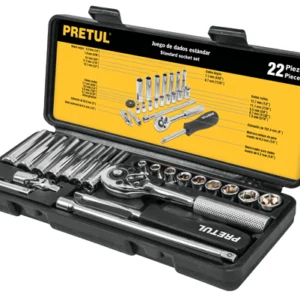 Jgo.22pz.16dad+acc(3/16-1/2)1/4″C.Plás»PRETUL»JD-1/4X22SAE-P. CODIGO DE PRODUCTO: 40539034