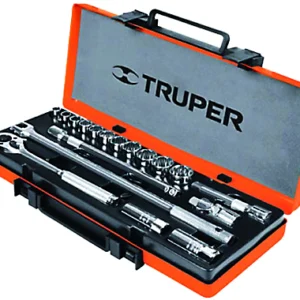 Jgo.18pz.13 dados+acc(3/8″-1″)1/2″C.Metal «TRUPER»JD-1/2x19P. CODIGO DE PRODUCTO: 40539120