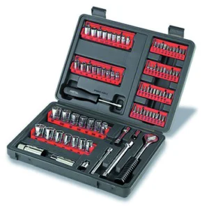 Jgo.81pzas(puntas y dados ¼, 3/8 y ½) «PRETUL»SET-90. CODIGO DE PRODUCTO: 40539390