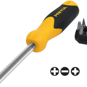 Destornillador 6 puntas Blister «PRETUL» DES-6P. CODIGO DE PRODUCTO: 40547500