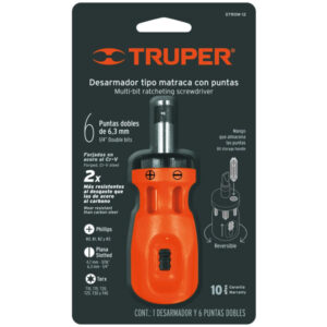 Dest.mini t/matraca 6 ptas dobles(Blister)»TRUPER»D-TROM-12B. CODIGO DE PRODUCTO: 40547521