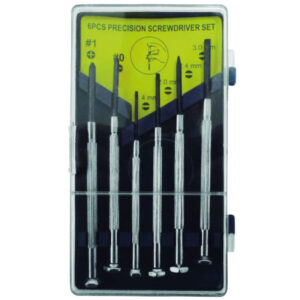 Juego 6 destornilladores Joyero metálicos»SMT»90116002. CODIGO DE PRODUCTO: 40560030