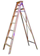 Escalera madera std,4 escalones(H:0.94mt) «SLENDER» 80102. CODIGO DE PRODUCTO: 40677024