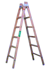 Escalera madera p/pintor,10 escalones(H:3.0mt)»SLENDER»80125. CODIGO DE PRODUCTO: 40677070